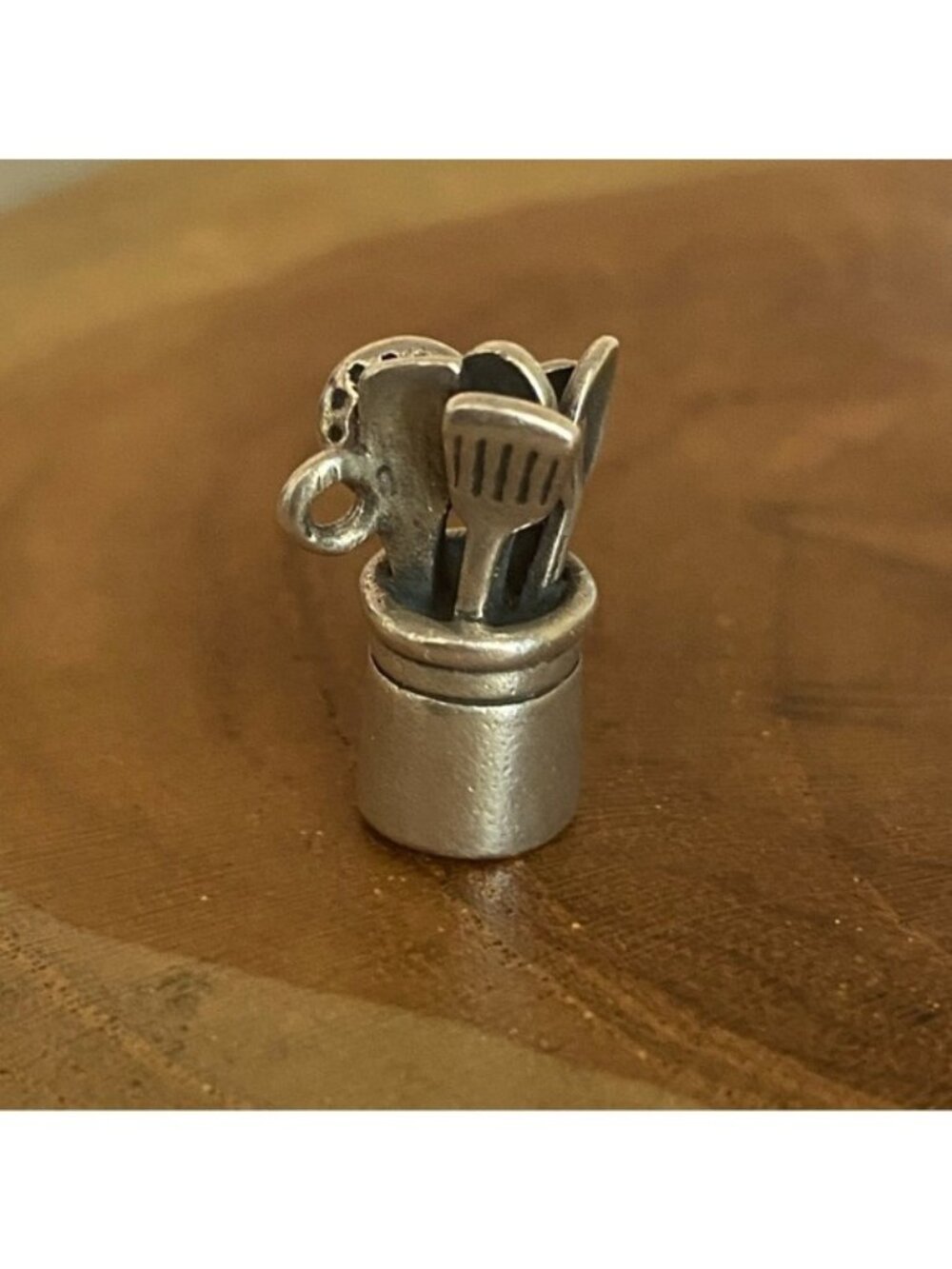 RETIRED James Avery Culinary charm, Sterling Silver